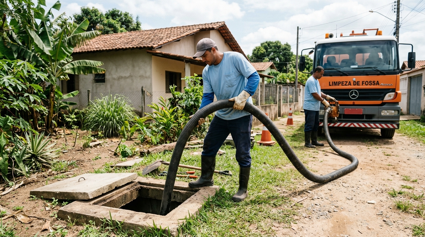 Desentupimento de Fossa na Comprida, Teresina‑PI
