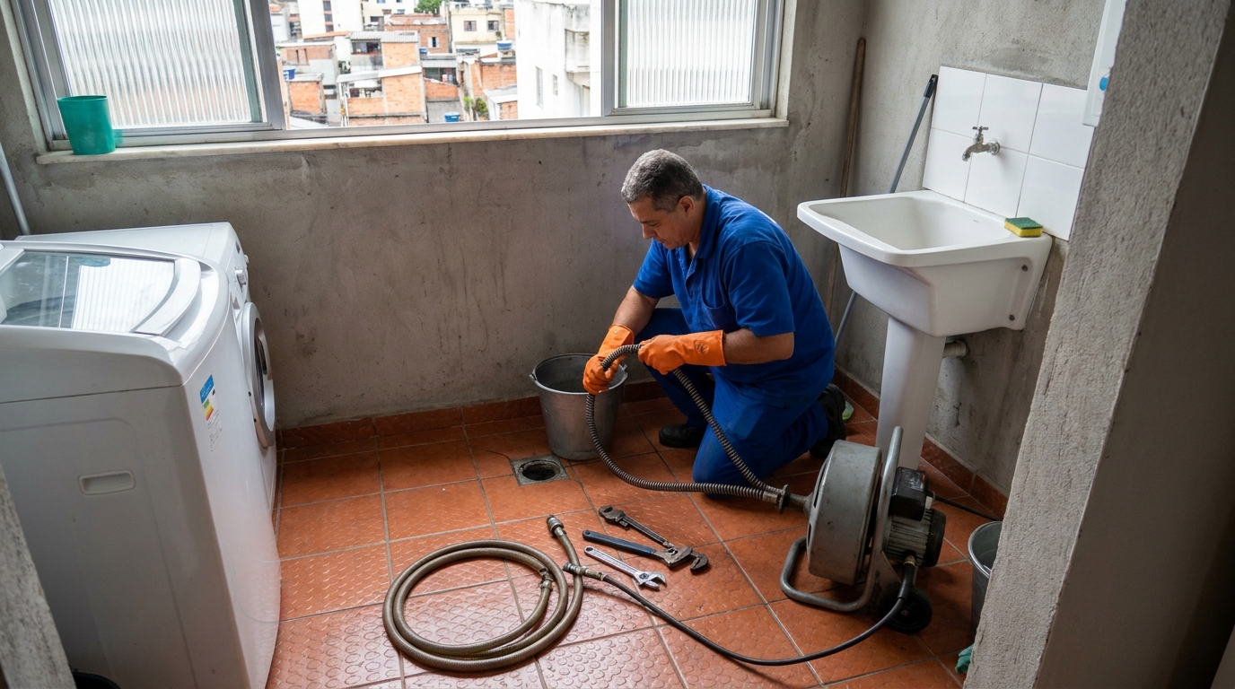 Limpeza Profunda de Ralos na Comprida, Teresina‑PI