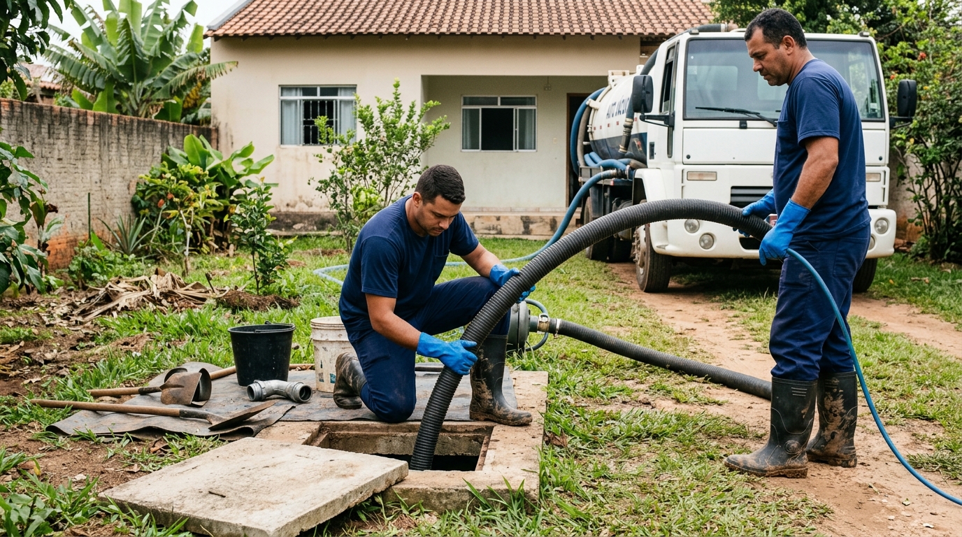 Sucção de Fossa na Comprida, Teresina‑PI