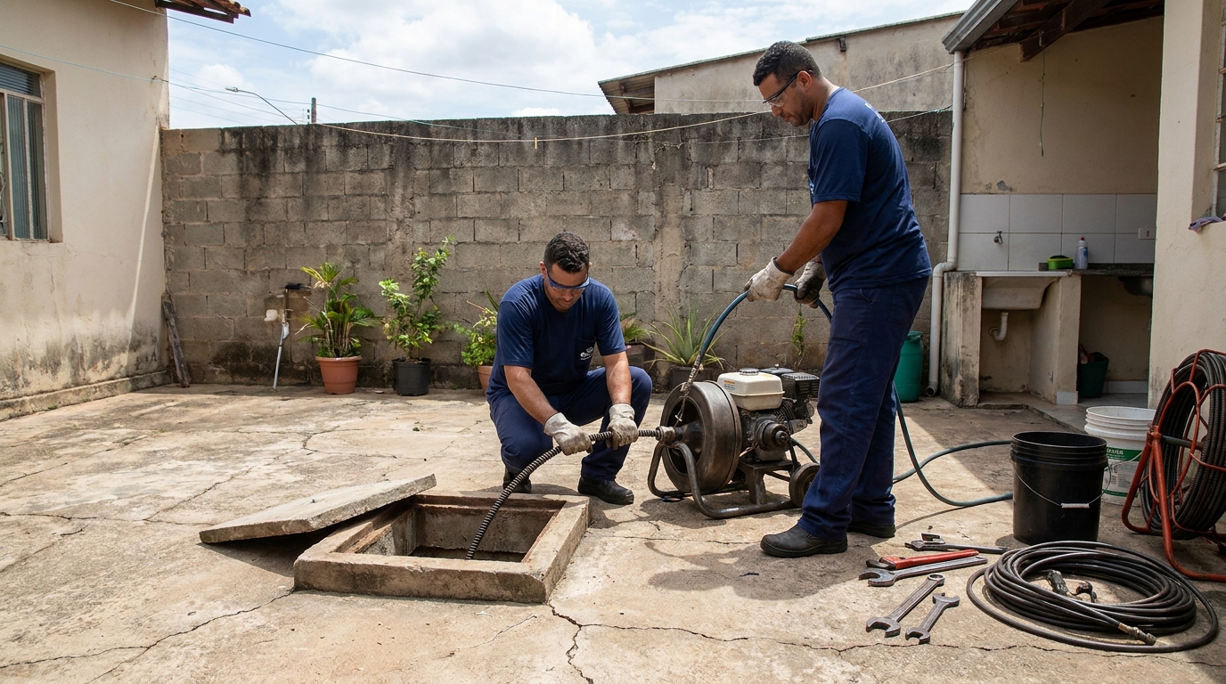 Sucção de Resíduos na Comprida, Teresina‑PI